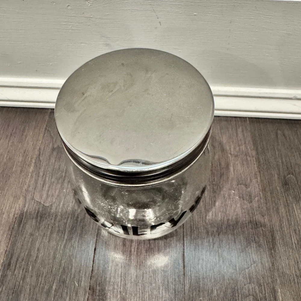 Custom Made Glass Dog Treat Jar — 